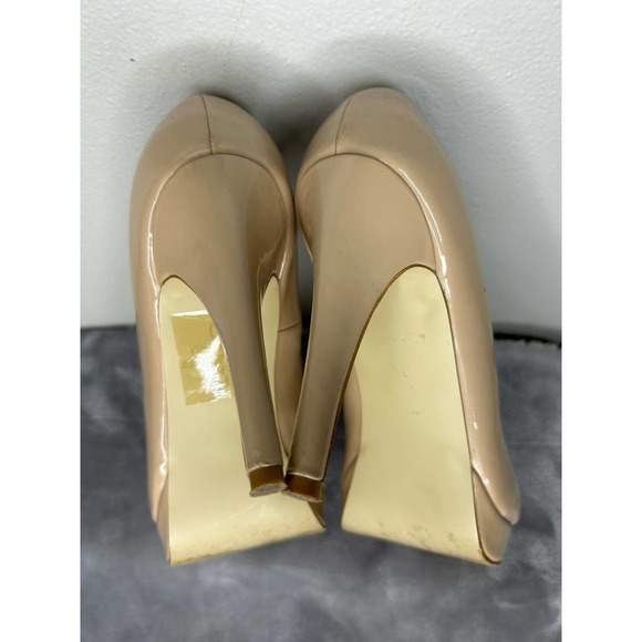 Brinley Co Patent‎ Platform Almond Toe Pumps 8 - Picture 7 of 10